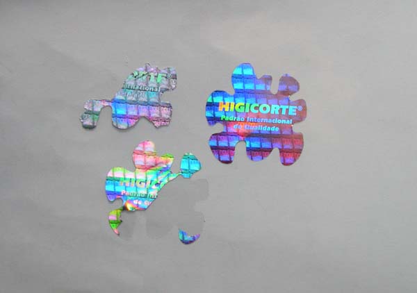 hologram sticker photo