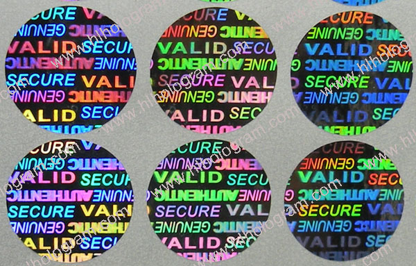 Customized 3d/2d security authenticity hologram sticker maker
