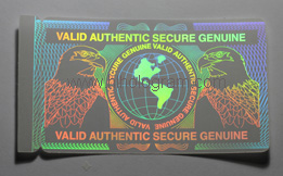 security transparent holographic ID card samples 1