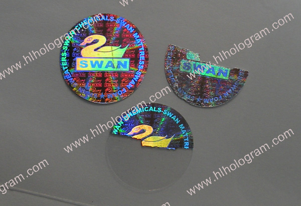 Tamper evident holographic label