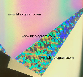 How is holographic paper made?