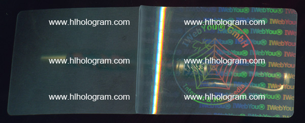 Hologram card, Hologram ID card lamination pouch and Hologram card overlay