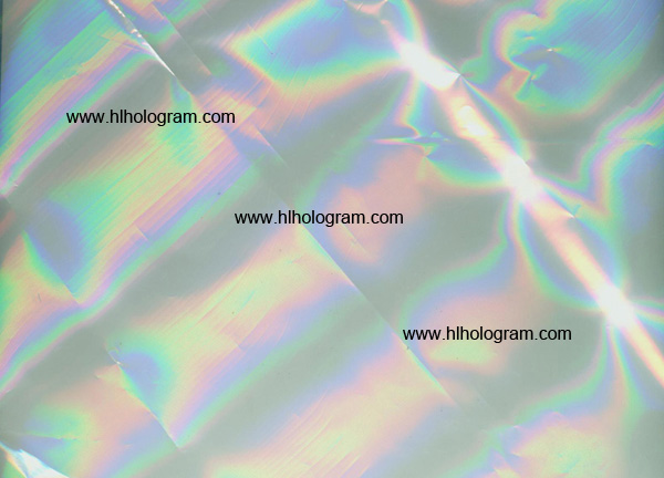 Transparent hologram anti-counterfeiting film