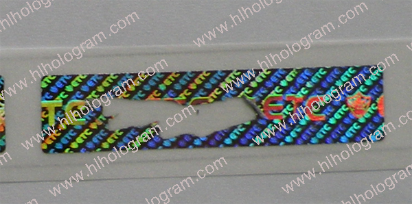 scratch off hologram labels in roll